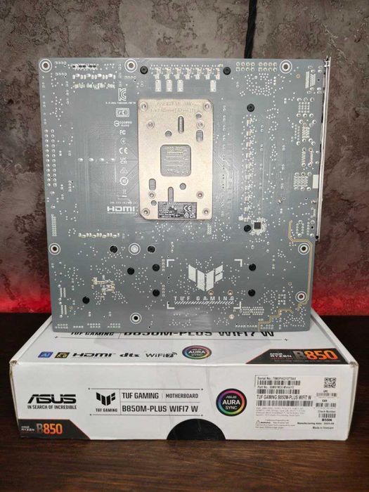 Материнська плата Asus Tuf Gaming B850M-Plus Wifi7 W (AM5) 7000-9000 AMD