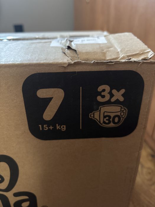 Pieluchomajtki PAMPERS premium rozm 7 3x30 90