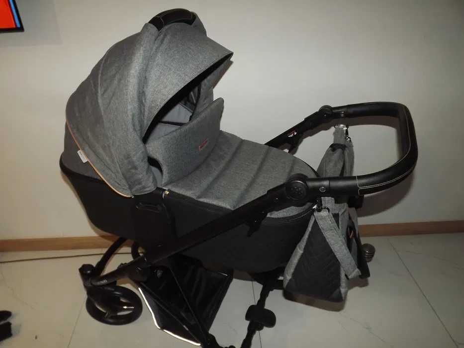 Bebetto flavio 3w1 Super stan Szary Fotelik Cybex Super amortyzacja