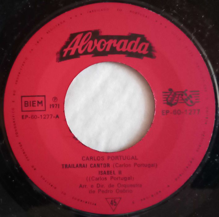 Carlos Portugal - - - - - Trailarai Cantor - - - - - EP