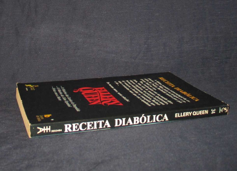 Livro Receita Diabólica Ellery Queen