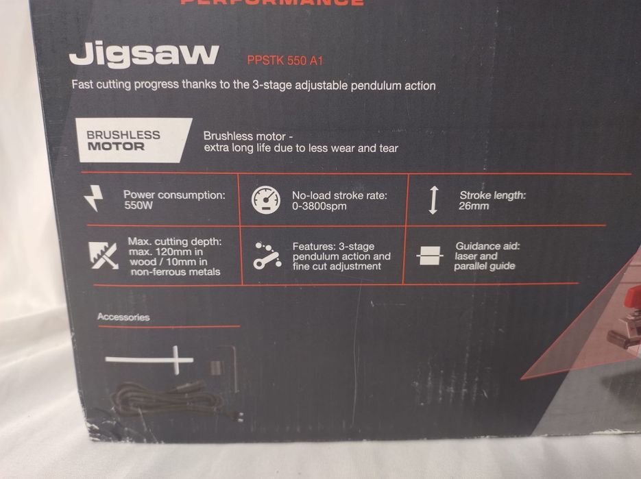 Elektryczna wyrzynarka 550W Parkside Performance