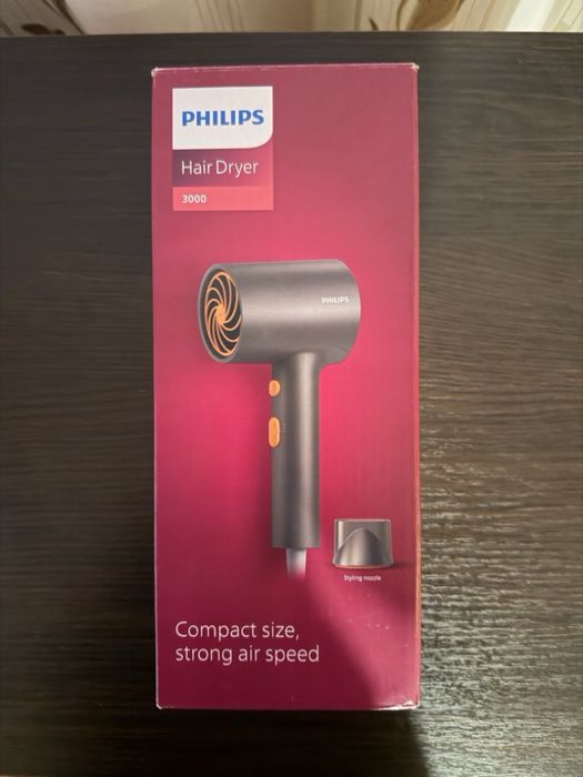 Фен Philips Series 3000 BHD321/00 новий з іонізацією