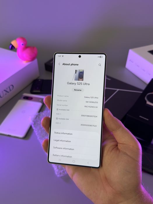 Samsung galaxy s25 ultra 12 на 256 НОВИЙ, ДЕКІЛЬКА ЦИКЛІВ
