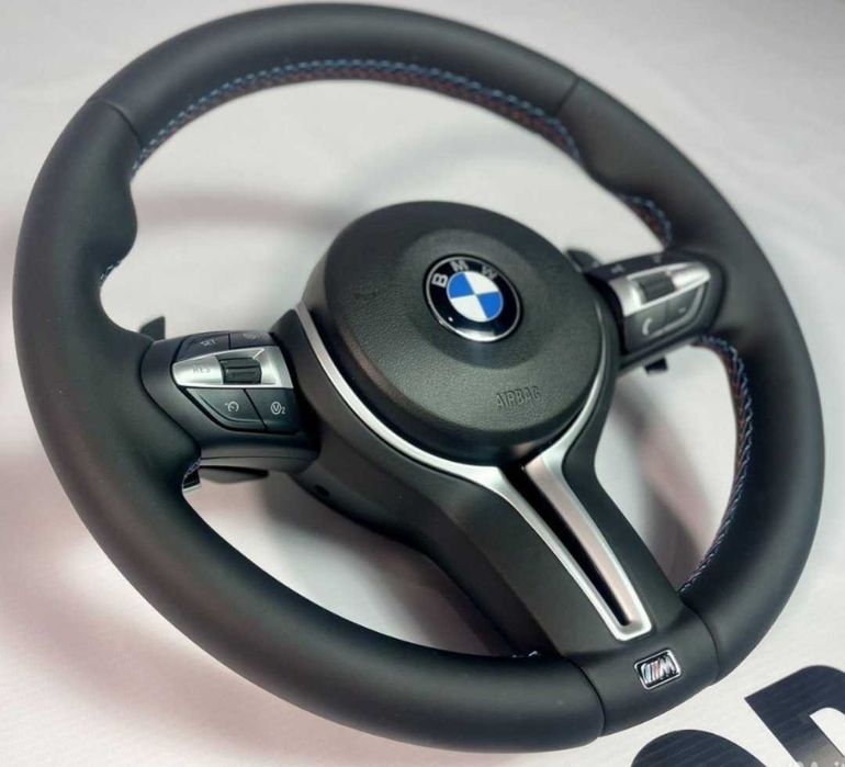 ‼️ Шкіряний M Руль BMW ‼️ Premium Кермо M Sport M3 стиль Шкіра Nappa для БМВ F30 F10 F20 F21 F31 F32 F33 F36 X3 F25 X5 F15