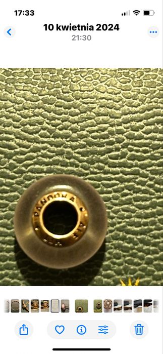 Charms Pandora murano- oryginalny na Walentynki