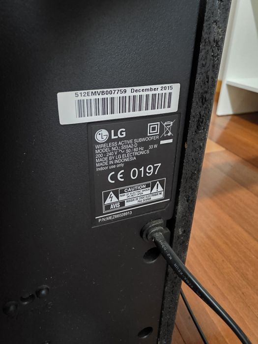 Soundbar LG LAS550h 320W