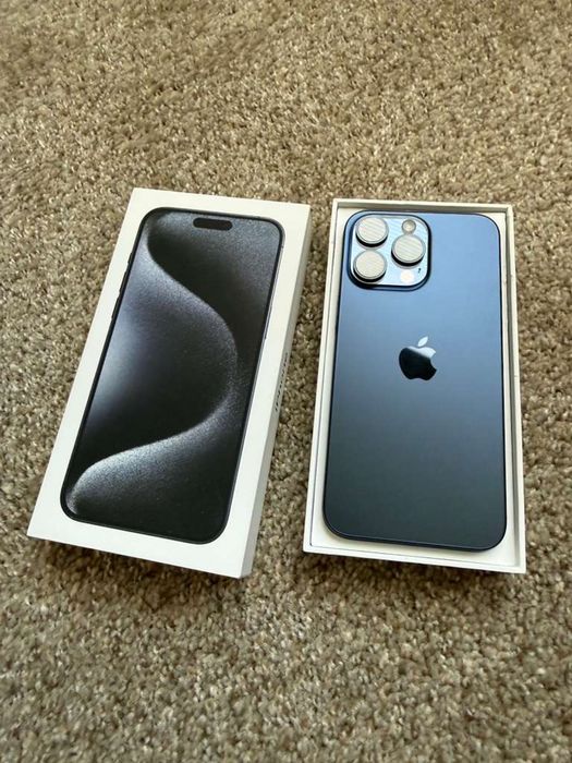 iPhone 15 Pro Max 256Gb Blue Titanium Neverlock USA