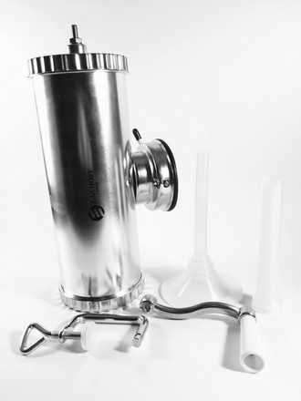 nadziewarka 2,5kg maszynka 3x lejki szpryca KIEŁBAS DO MIĘSA PRZYSSAWK