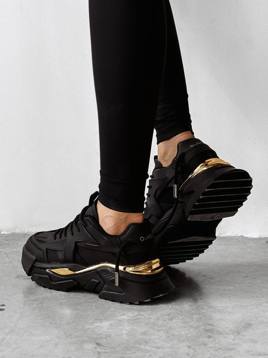 Buty Olavoga Shine biale czarne 38, 39, 40, 41