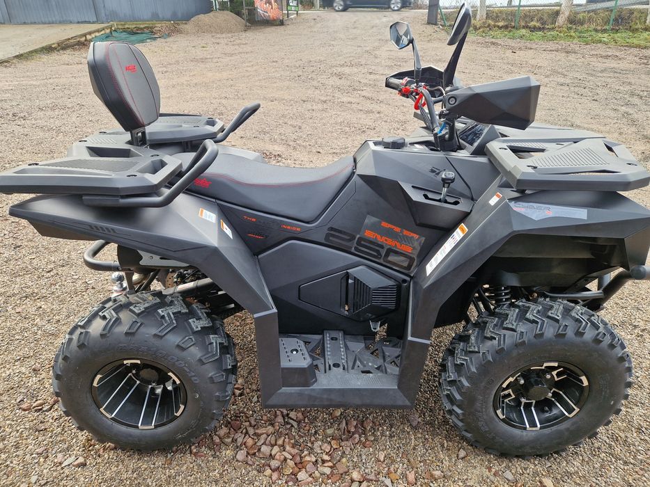 Quad 250 Asix Cyber homologacja 2 osoby Wspomaganie kierownicy