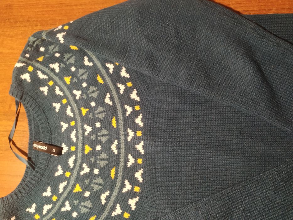 Sweter s/m kolor morski
