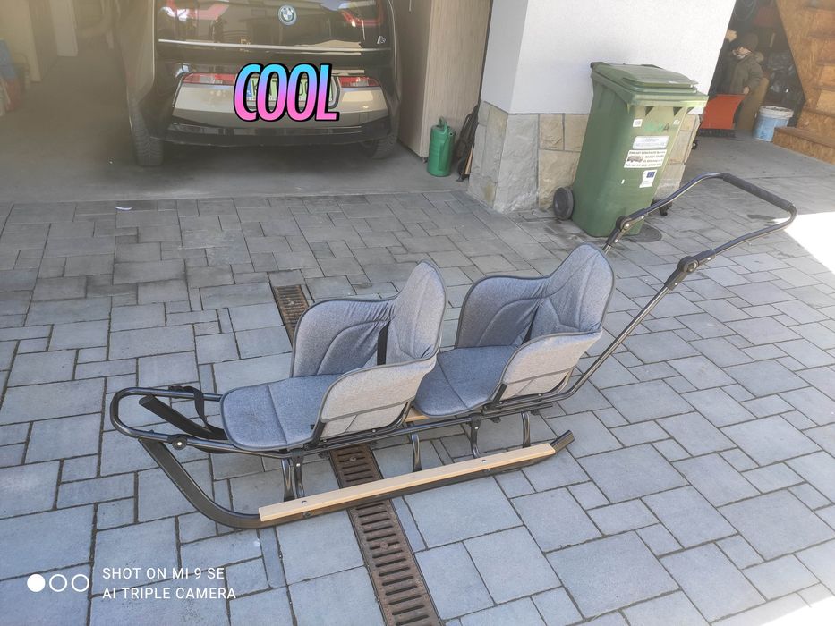 Sanki duo bliźniacze użyte 1 raz
