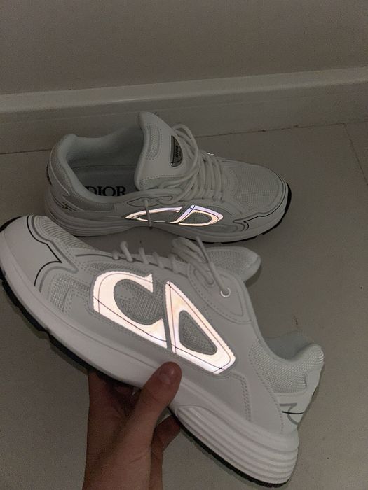 Buty białe dior b30