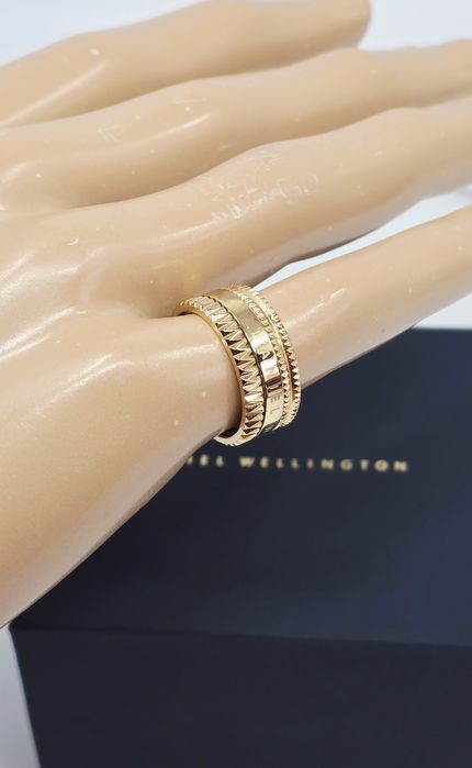 Pierścionek Daniel Wellington stal Rose Elevation Ring oryginalny