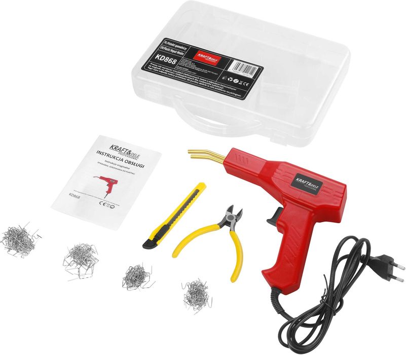 Spawarka do plastiku na zszywki 100W zestaw  KD868