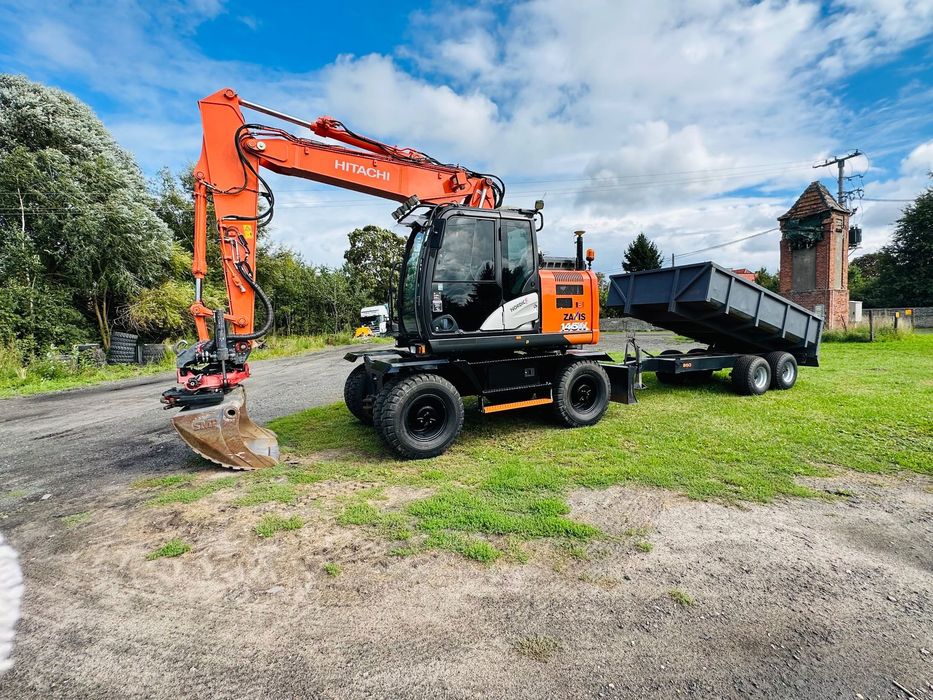 Hitachi Zx145W Rototilt,System Leica 3D,Przyczepa Polecam!!!  Rototilt,System Leica 3D,Przyczepa Polecam!!!
