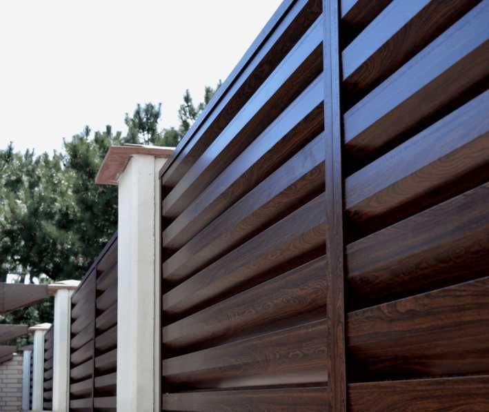 Забор-жалюзи, ламели, Ранчо