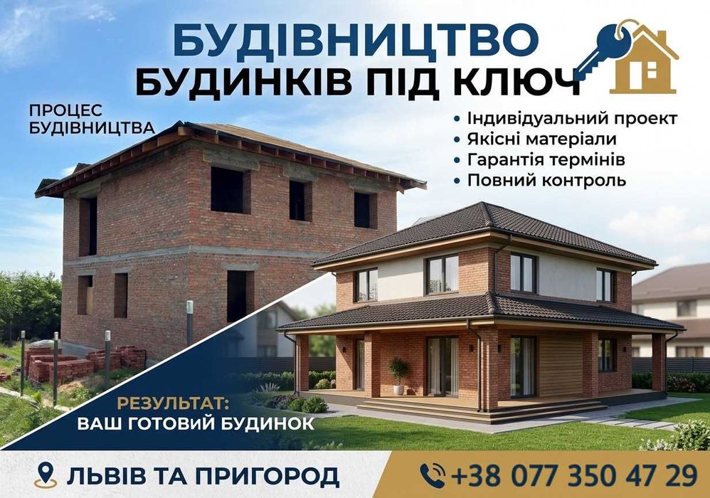 Будівництво будинків / Будинок під ключ Львів та Околиці / Будівельники