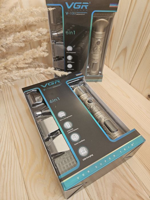 Професійний набір Vgr 106 тример машинка бритва стрижка металевий