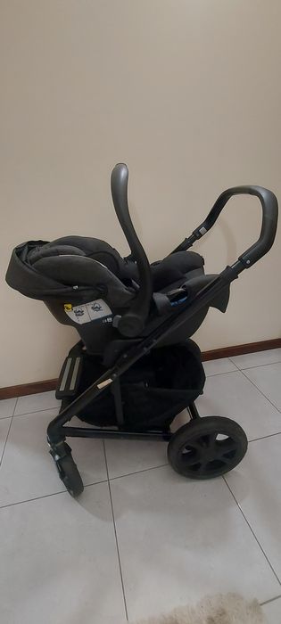 Carrinho de bebé Joie chrome +babycoque i-gemme 2