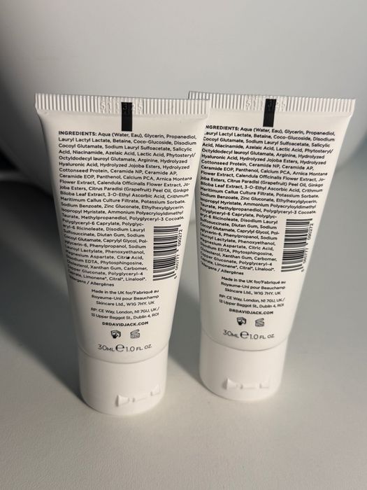 Dr David Jack Supernova Antioxidant Cleansing Gel 30ml zestaw
