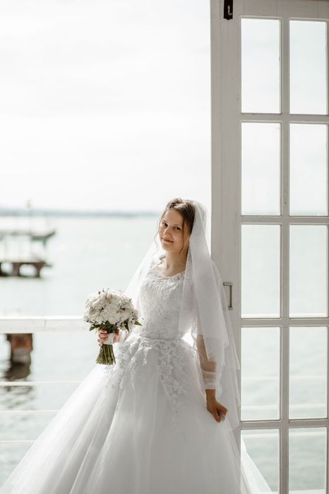 Весільна сукня біла, пишна + фата + кільце пишності 5 | 12 000 грн