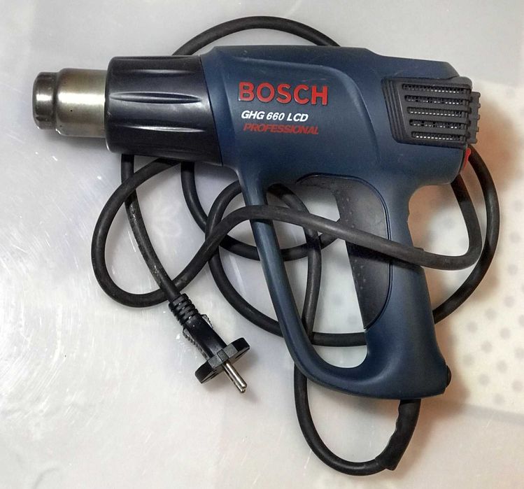Фен строительный Bosch Professional GHG 660 LCD, 2300W/ 660 °C/ 600 л