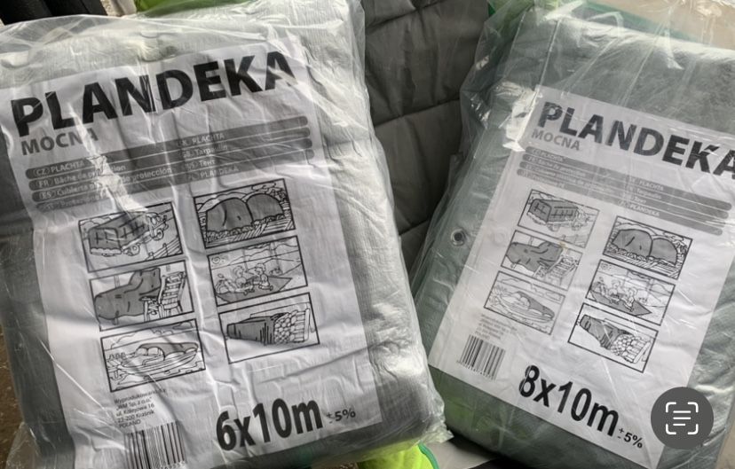 Тент брезент Суперміцний Plandeka сірий  зелений