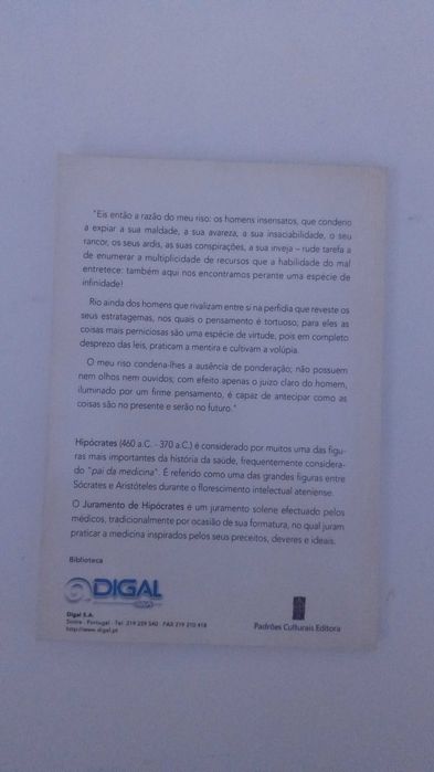 Do Riso e da Loucura de Hipócrates