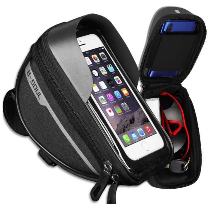 OKAZJA !! Wodoodporna Torba na ramę Smartfon Okulary Klucze