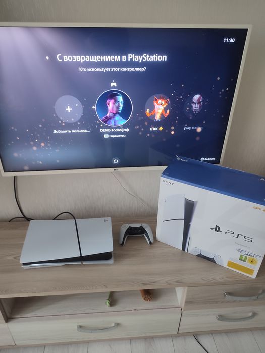 Playstation 5 Slim Blu-ray два дуалсенса гарантія