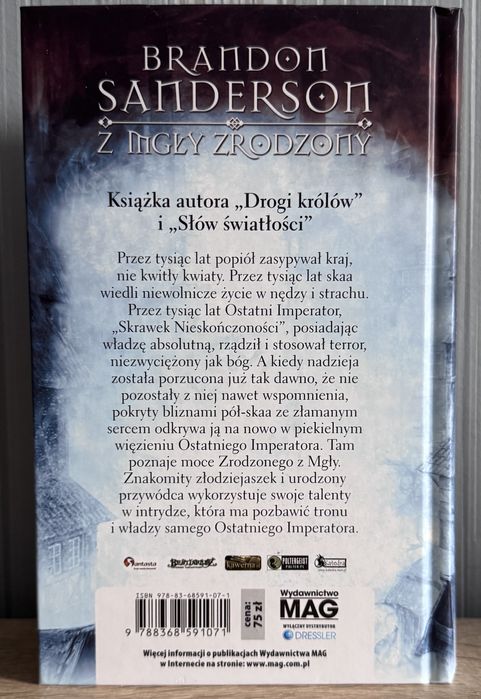Z mgły zrodzony Brandon Sanderson