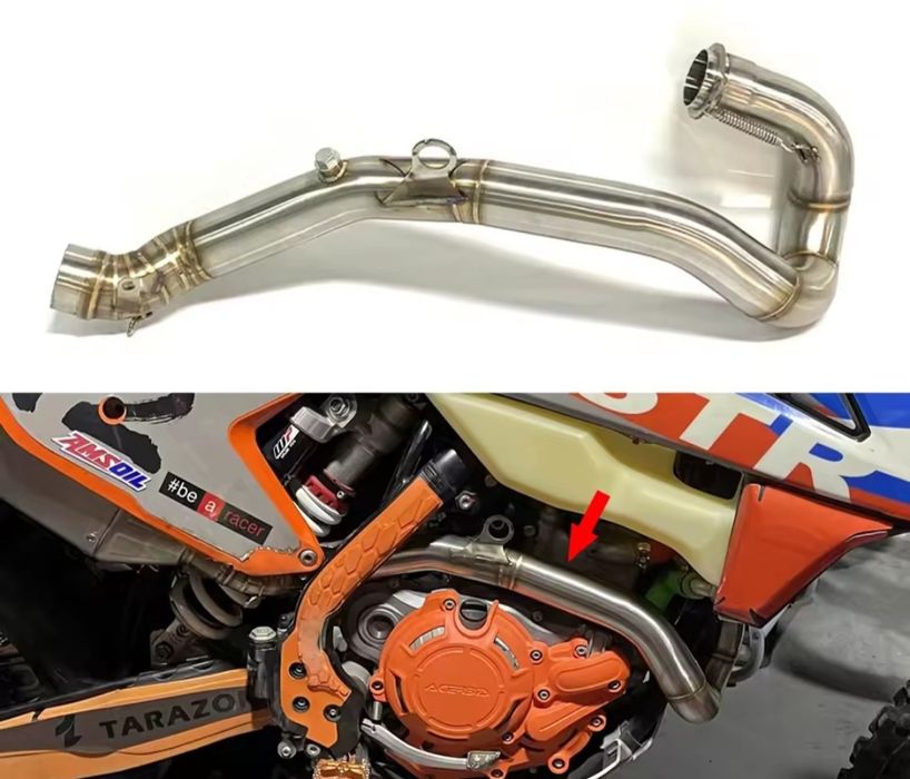 Ccotovelo de escape de moto, para ktm450