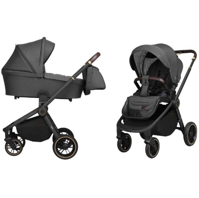 Коляска універсальна CARRELLO Epica CRL-8510/1 (2in1) Iron Gray +дощовик