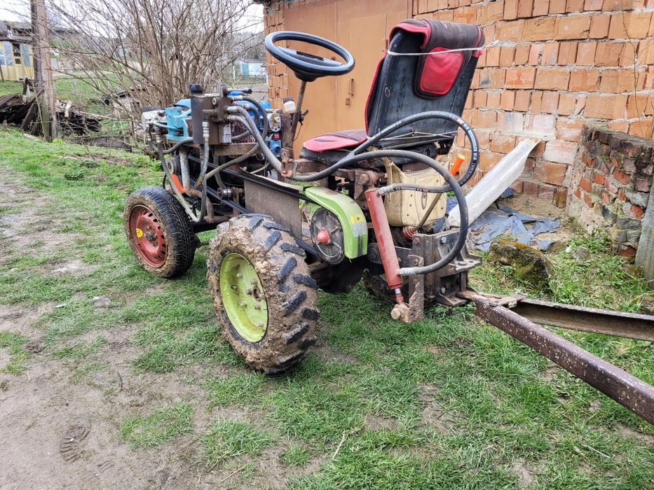 Мототрактор 12кс  Zubr з фрезою