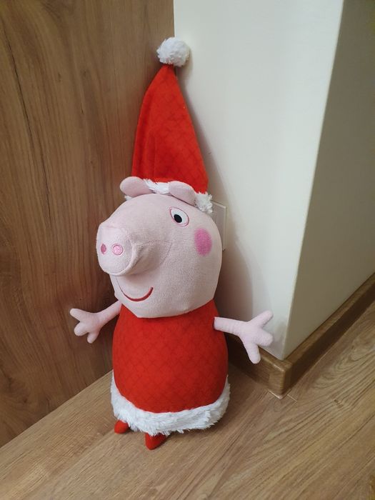 Maskotka Świnka Peppa świąteczna