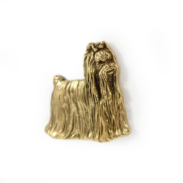 Yorkshire Terrier pin pozłocony Art-Dog