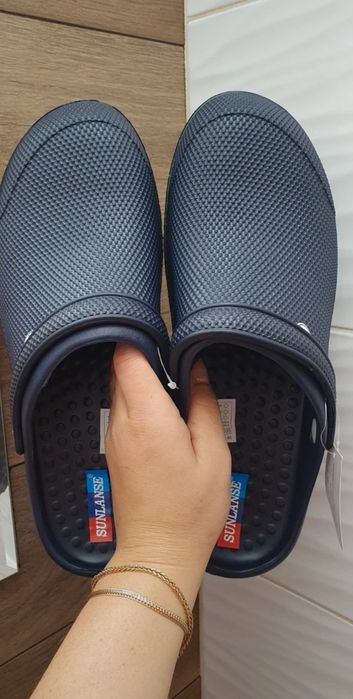 Klapki krokodylki a'la crocs 47 nadwymiary bez dziurek