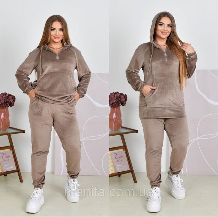 "НОВИНКА" Жіночий велюровий костюм