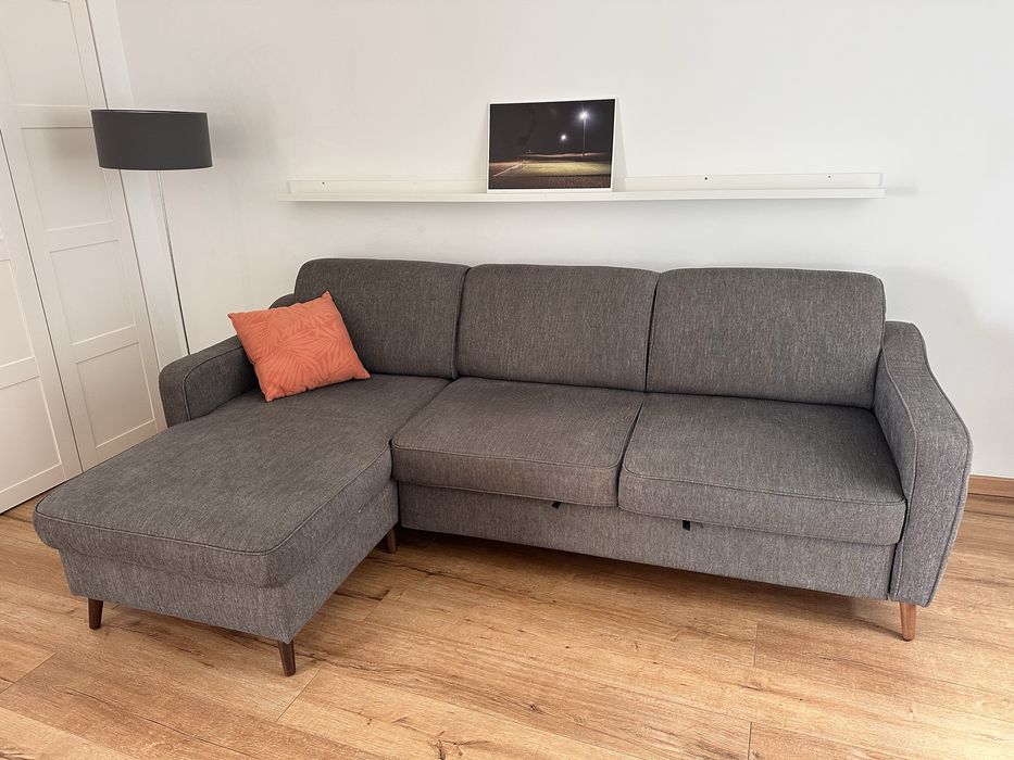 Sofá cama com chaise longue