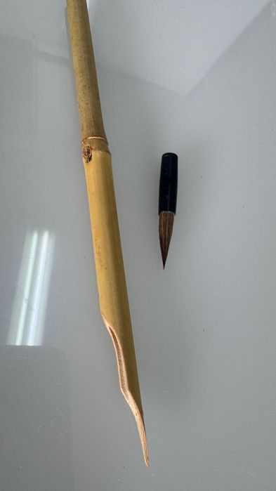 7 Canas de caligrafia de Bambu (Kalam, Qalam)