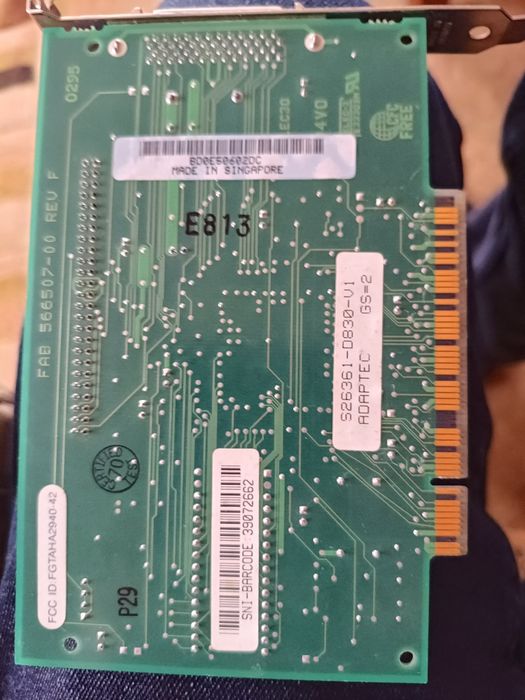 Адаптер   ADAPTEC AHA-2940 S37 PCI SCSI 
Пе