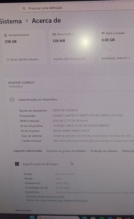 PC Lenovo intel Core I5