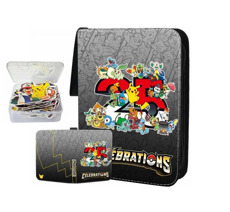 duży album pokemon na karty + naklejki pokemony