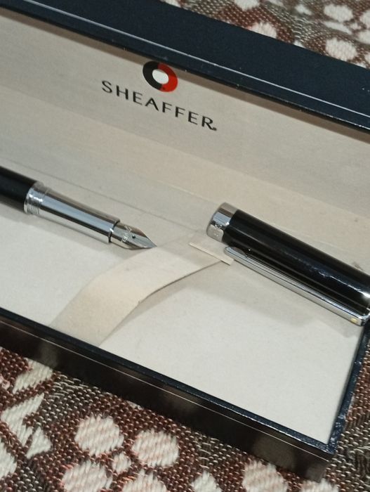 Esferográfica Sheaffer de tinteiro toda nova em caixa