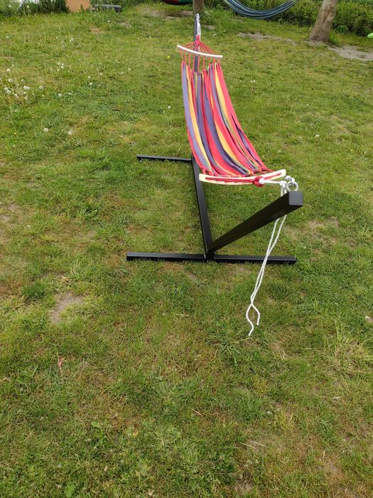 Nowy masywny stelaż plus hamak