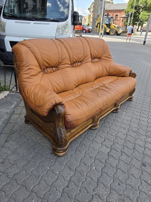 Kanapa skórzana Transport Cały Kraj