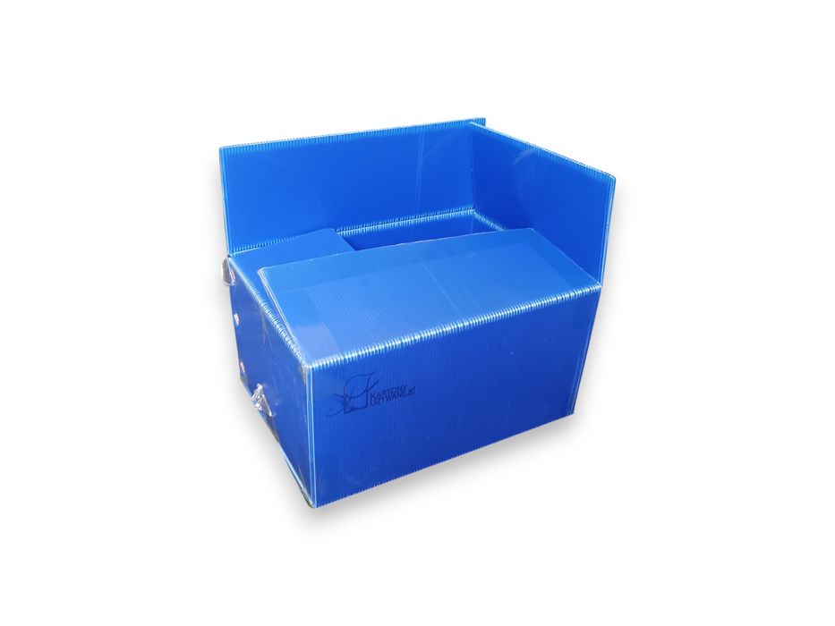 Karton używany 350x255x180mm, plastikowy, mocny, pudełko, paczkomat