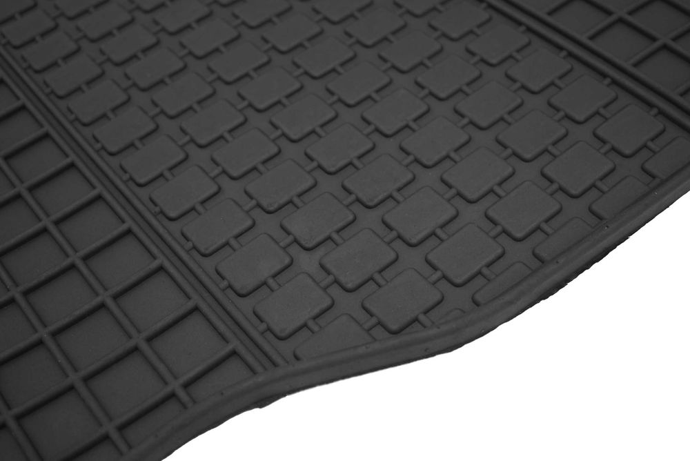 Dywaniki gumowe samochodowe do auta dopasowane czarne Prismat +stopery